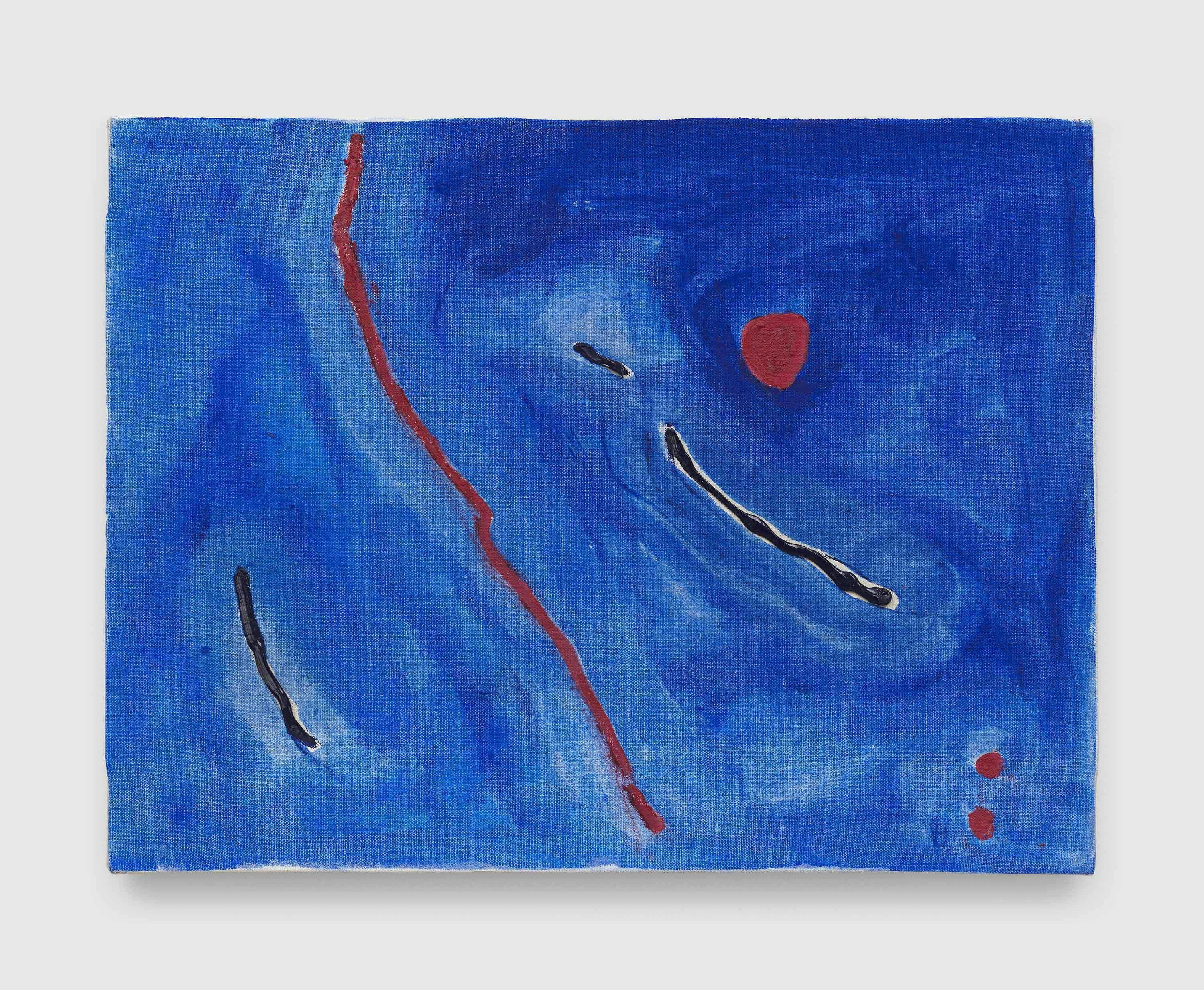 A painting by Raoul De Keyser, titled Passage, dated 2010.